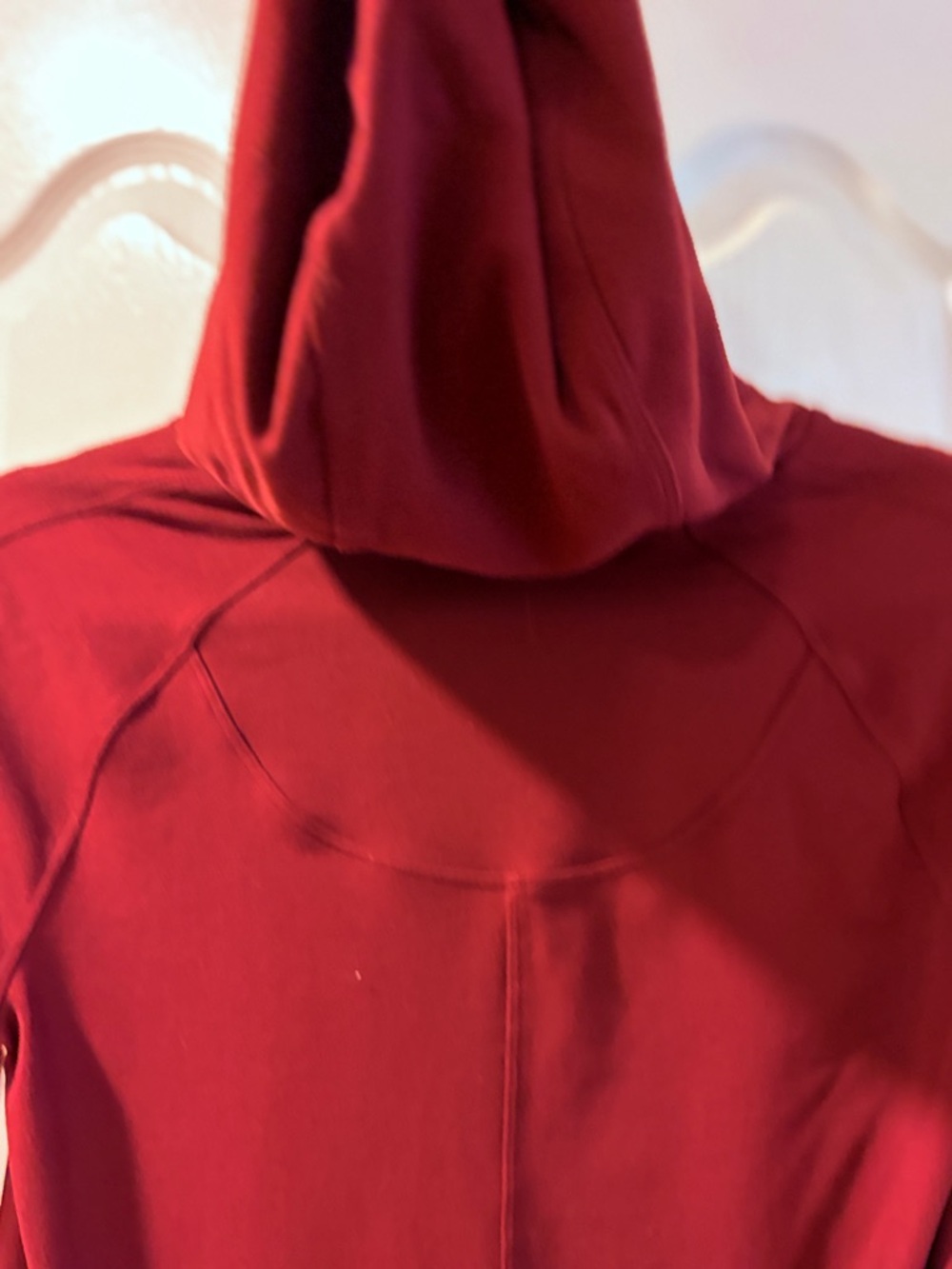 Lululemon Lightweight Burgundy Hoodie | Athleisure Pullover | - Picture 7 of 7